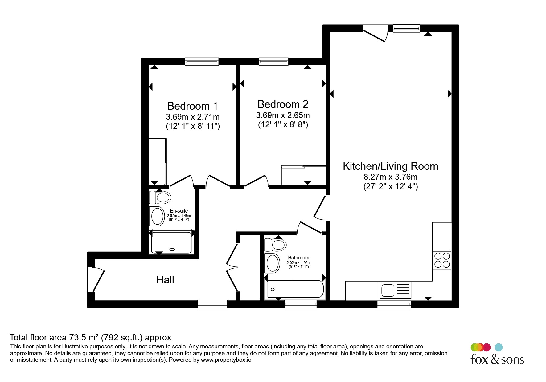 22, Read House, Stabler Way, Poole floorplan