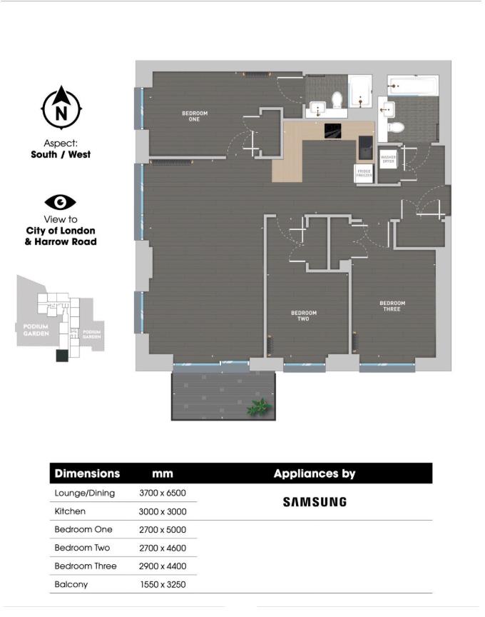Ferrum, 40 South Way, Wembley floorplan