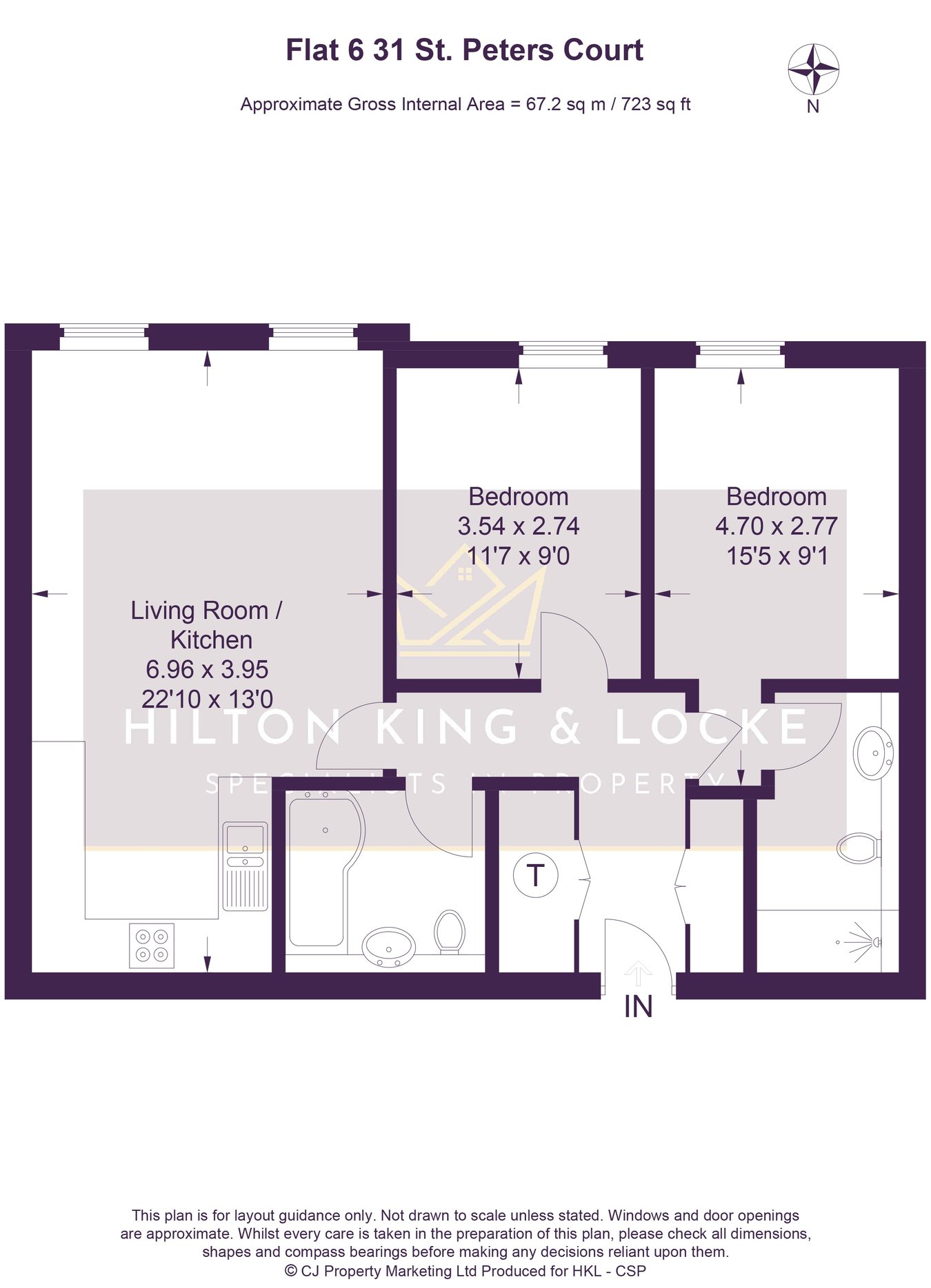 31 St Peters Court, High Street, Gerrards Cross floorplan