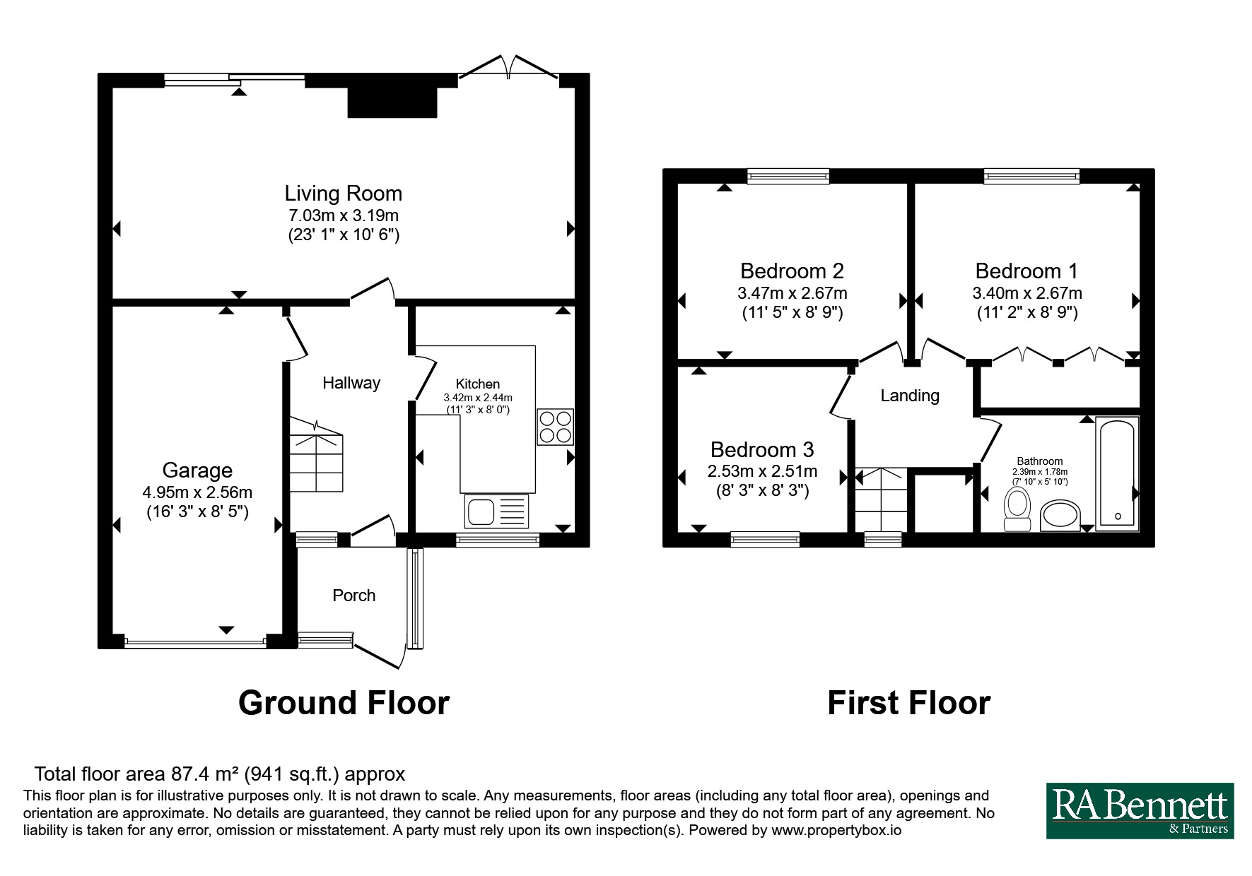 41, Field Barn Road, Warwick floorplan