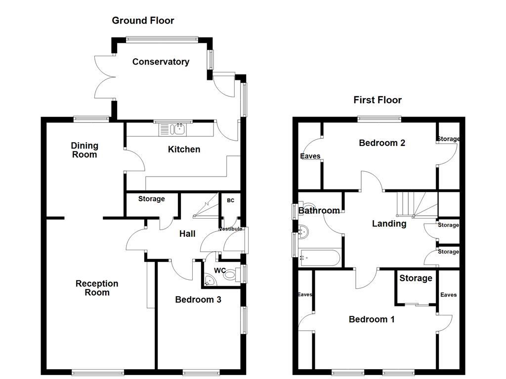 Ness Holt, Church Lane, Mellor floorplan