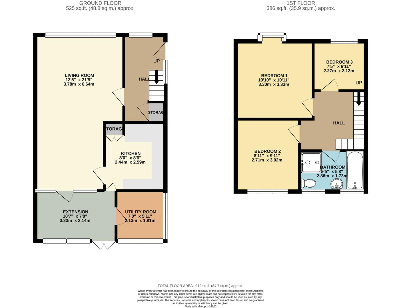 Harebeating Drive, Hailsham floorplan