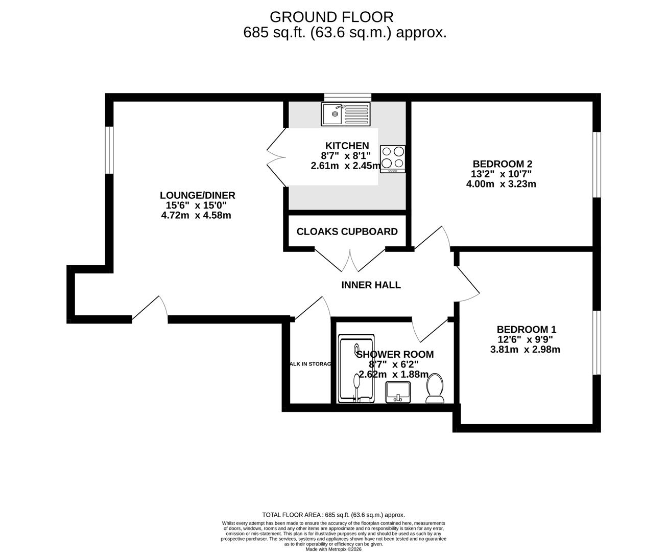 10, St. Ninians Court, Douglas floorplan