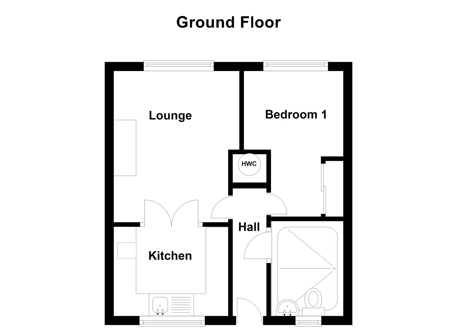 1 Bedrooms Flat for sale in Arnoldfield Court, Gonerby Road, Gonerby Hill Foot, Grantham NG31