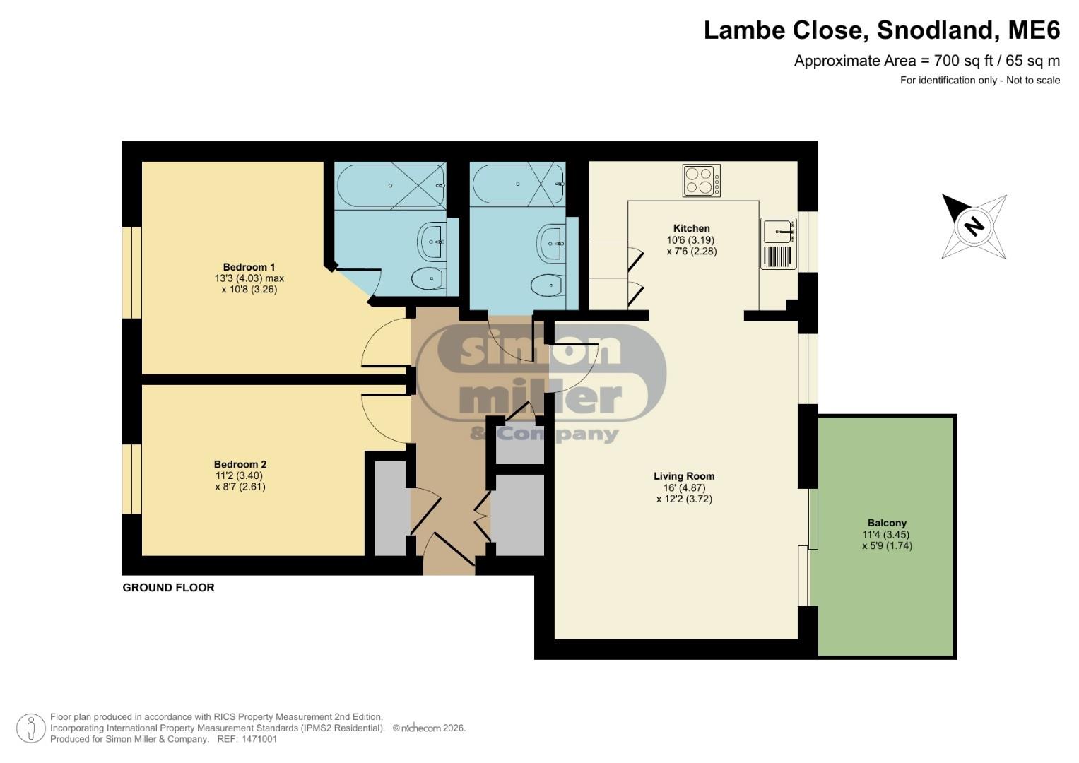 32, Lambe Close, Snodland floorplan