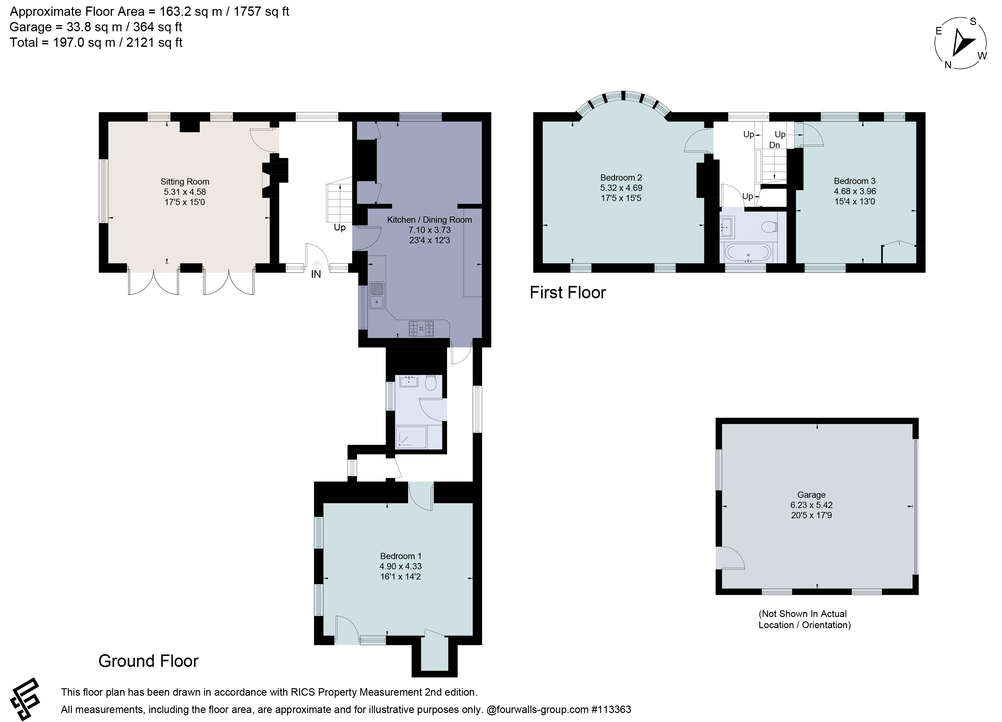 3 Fingest Cottages,, Finings Road, Bolter End floorplan
