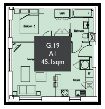 1 Bedrooms Flat for sale in Woden Street, Salford M5