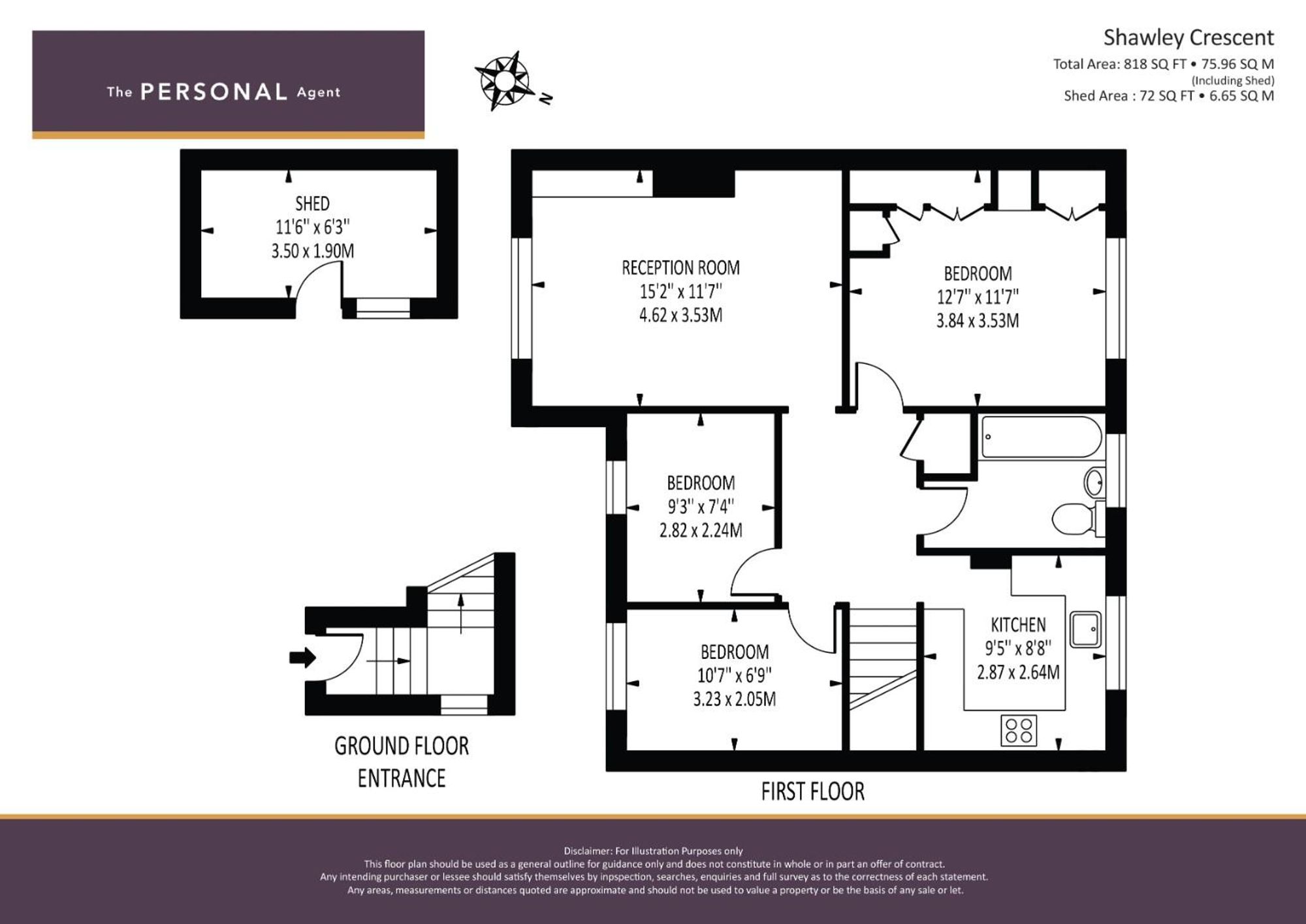 21, Shawley Crescent, Epsom floorplan