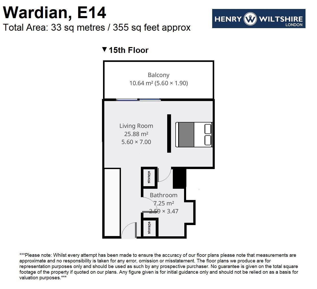 E1508 Bagshaw Building, 1, London, Canary Wharf floorplan