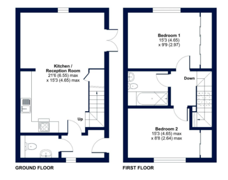 3, Queens Head Close, Tewkesbury floorplan
