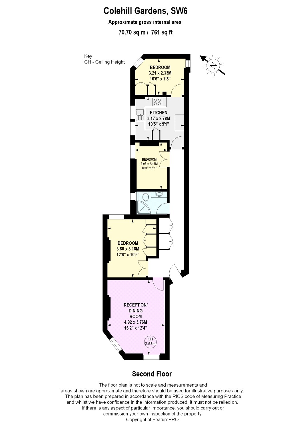 3 Bedrooms Flat to rent in Colehill Gardens, Fulham Palace Road, London SW6