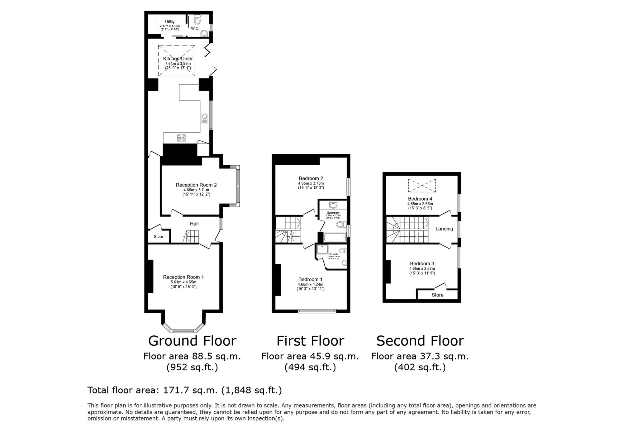 16 The Drive, Leeds floorplan