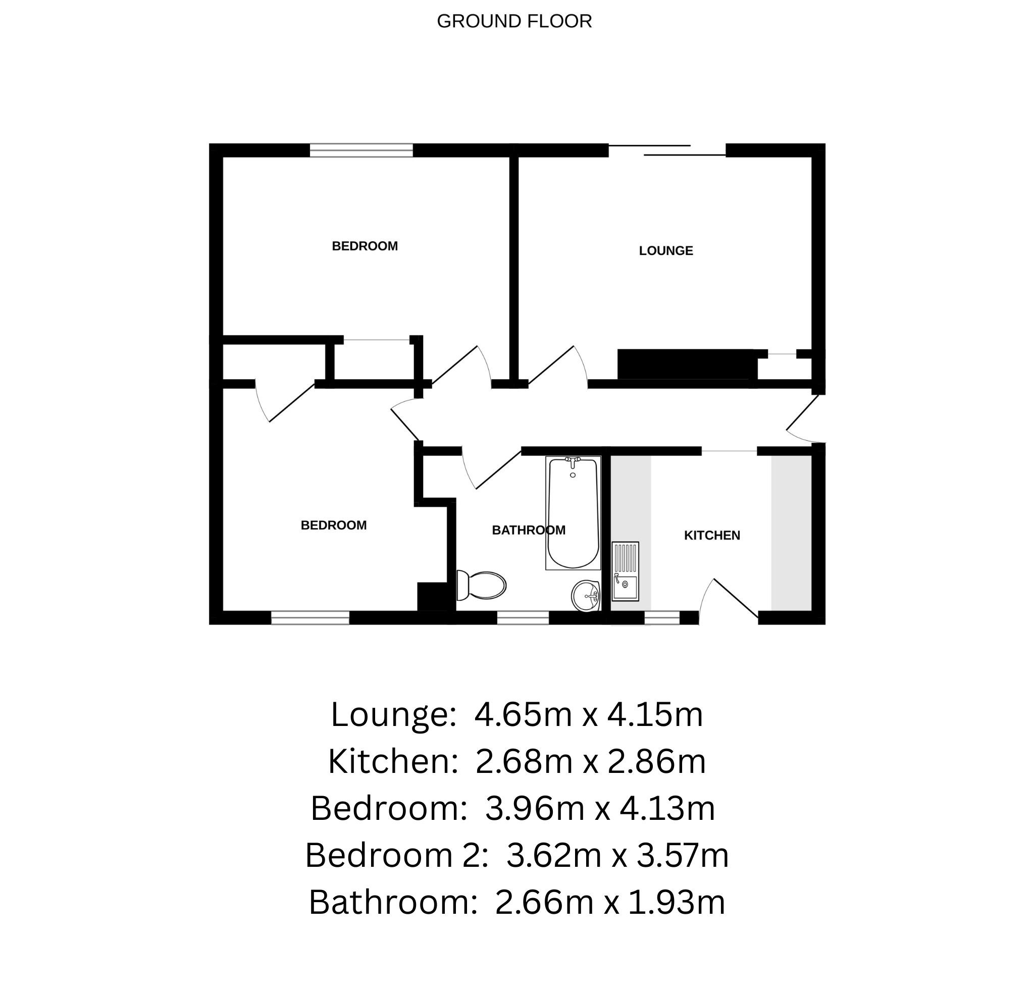 28B, Balmerino Road, Dundee floorplan