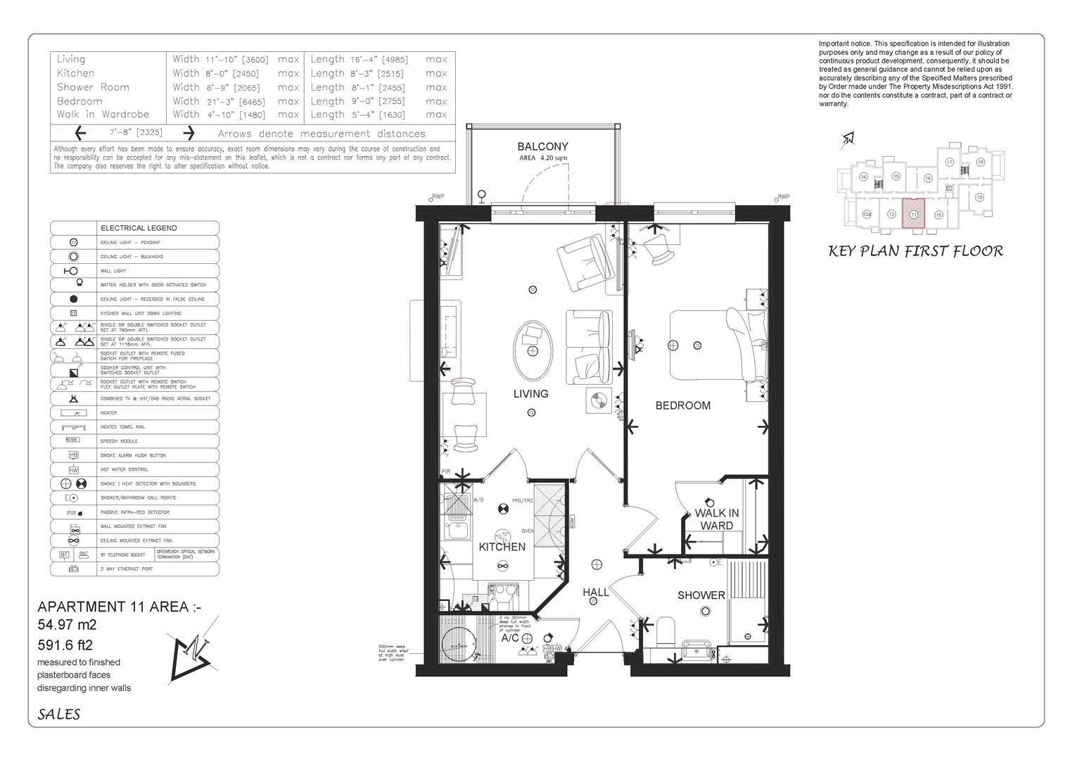 Brand New Retirement Apartments, 26, Church Lane, Surrey floorplan