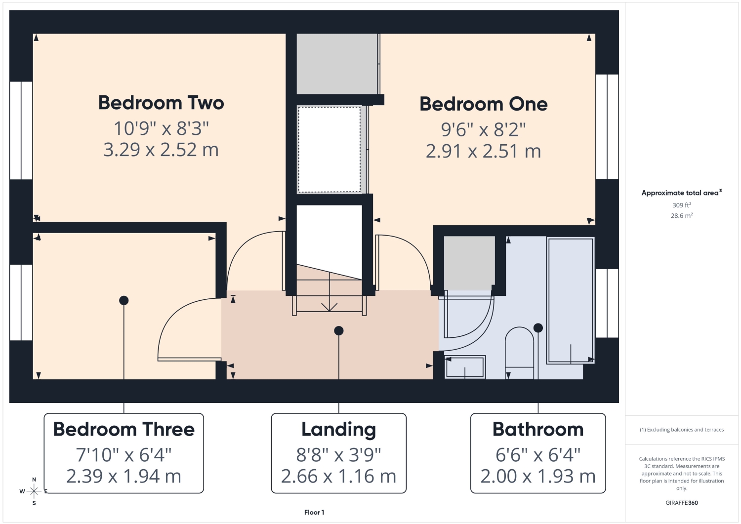 64, Paulsgrove, Peterborough floorplan