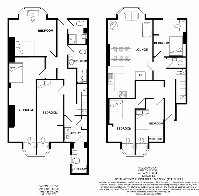 154, Woodsley Road, Leeds floorplan