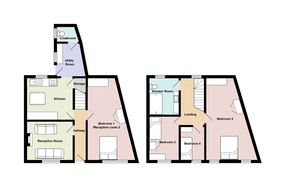 4 Bedrooms End terrace house for sale in Pant-Y-Gog, Pantygog, Bridgend, Mid Glamorgan CF32