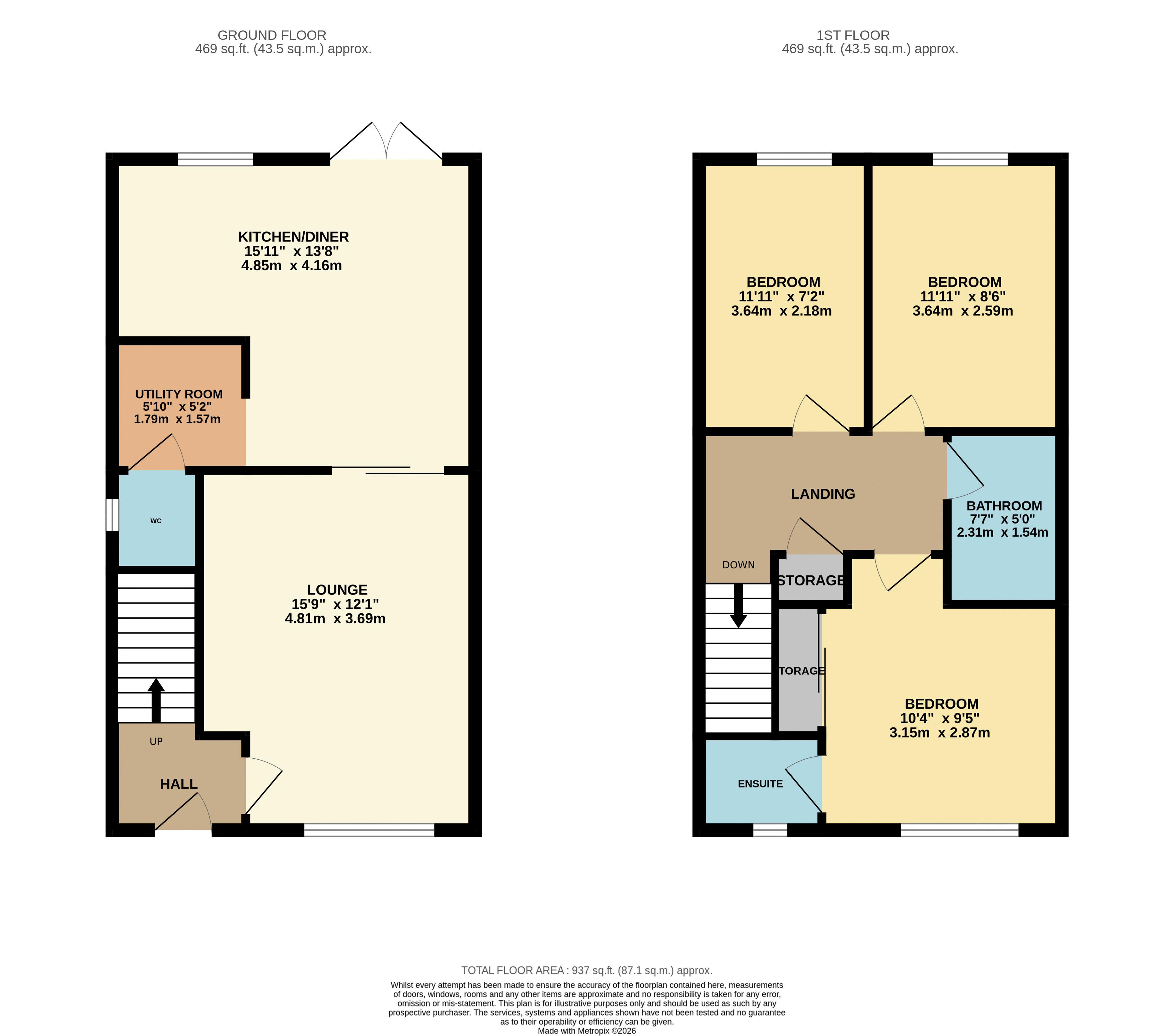 Mulberry Crescent, Waltham Cross floorplan