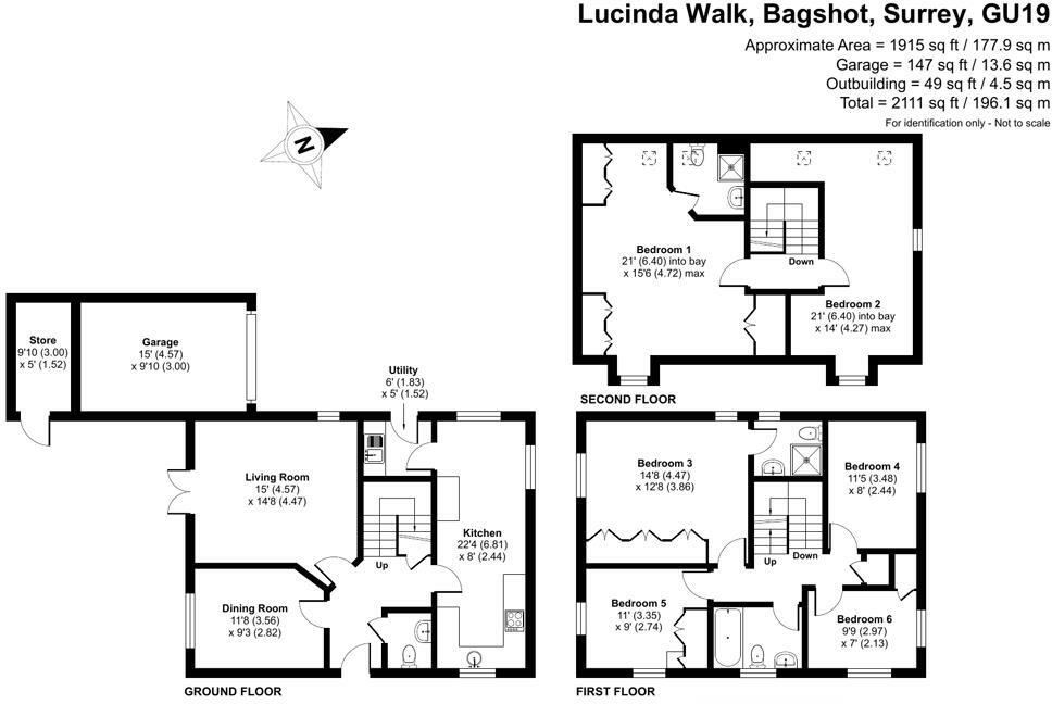 Lucinda Walk, Surrey floorplan