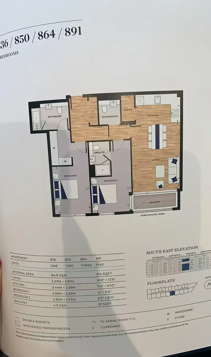 19 Fairwater House, 1 Lockgate Road, London floorplan