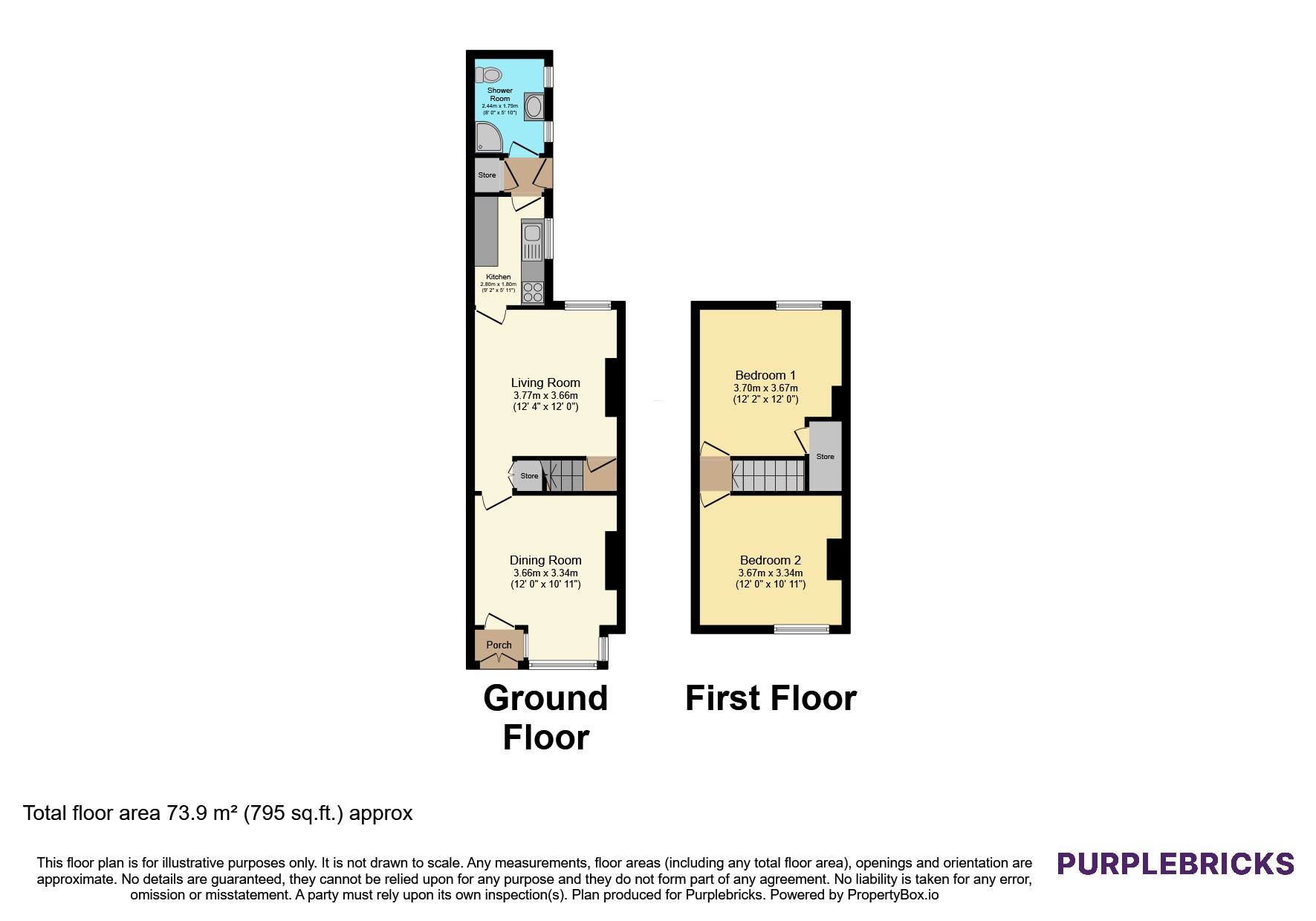 36, Jackfield Street, Stoke-on-Trent floorplan
