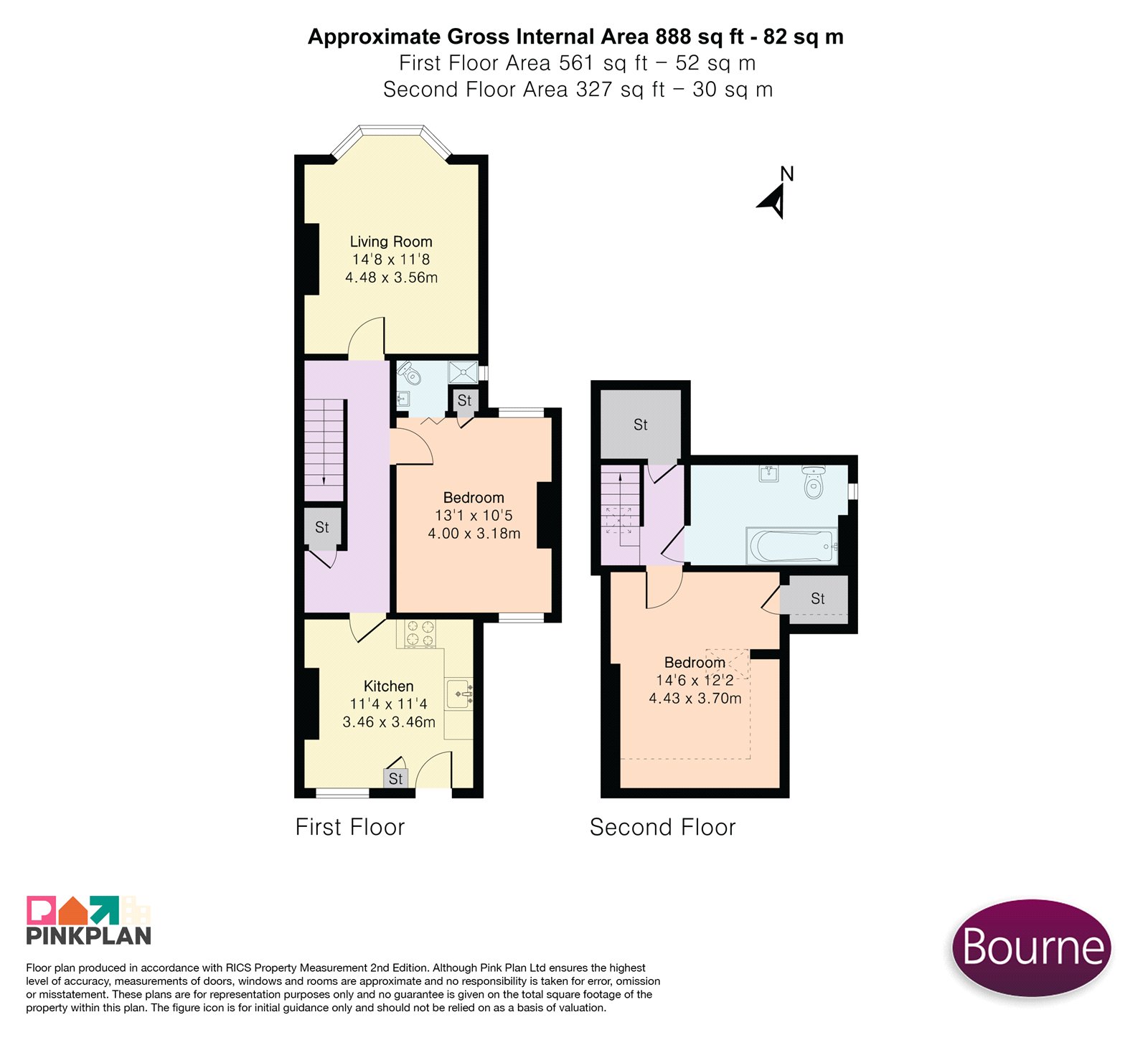 Flat 2, 21, Wodeland Avenue, Guildford floorplan