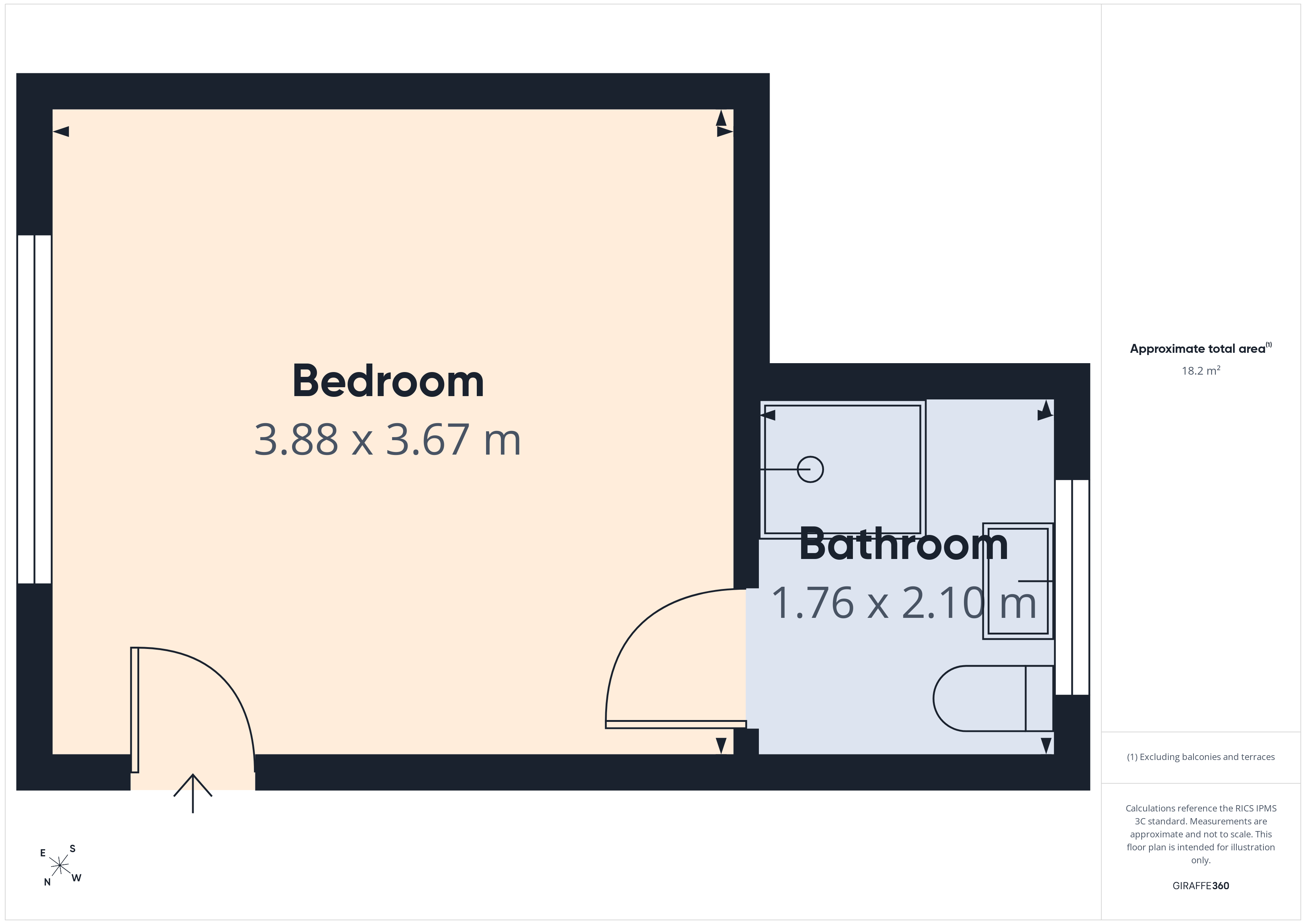 First Floor Room, 1A, Manor Way, Purley floorplan