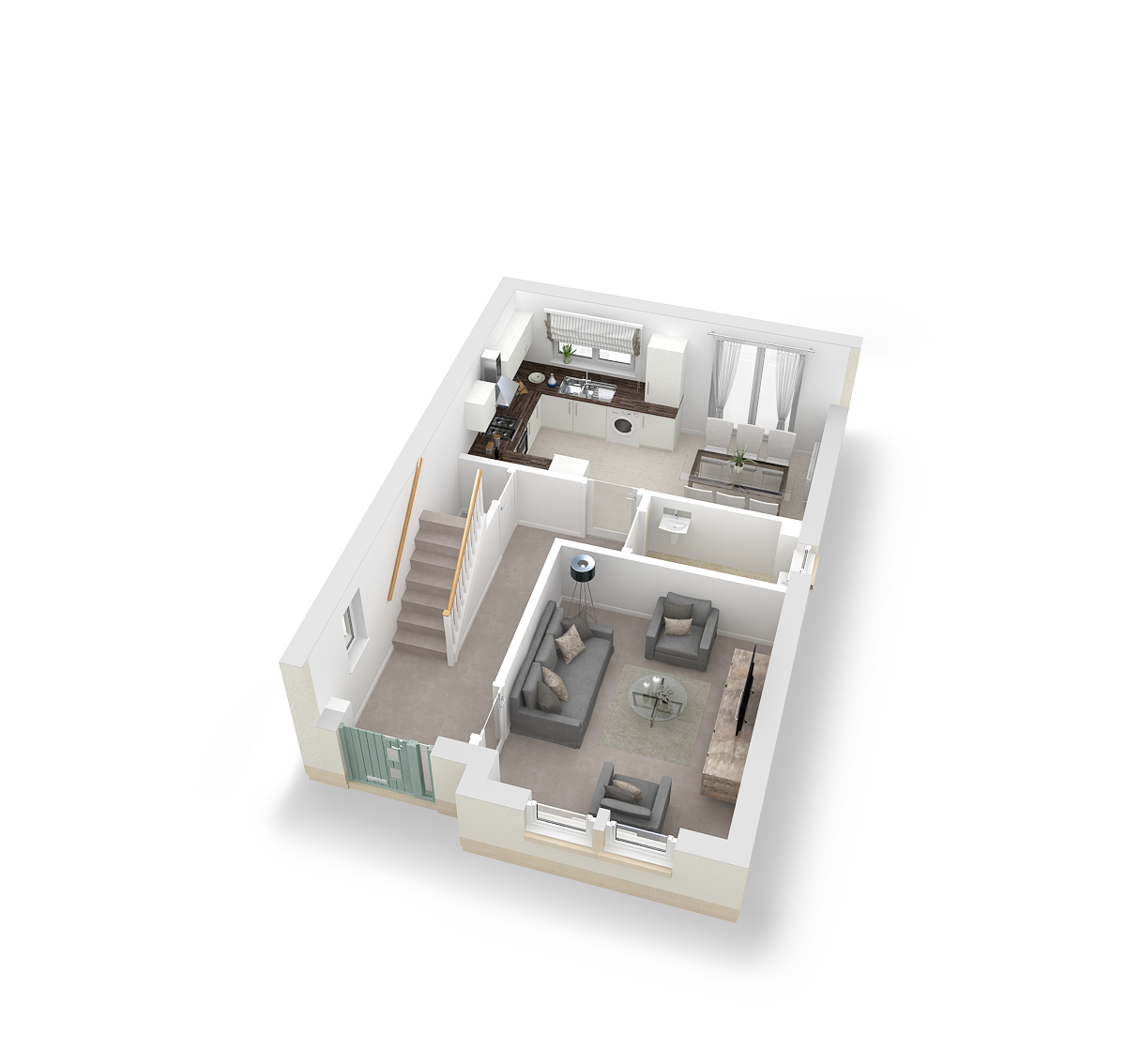 "Calder" at Dores Road, Inverness IV2, 3 bedroom detached house for