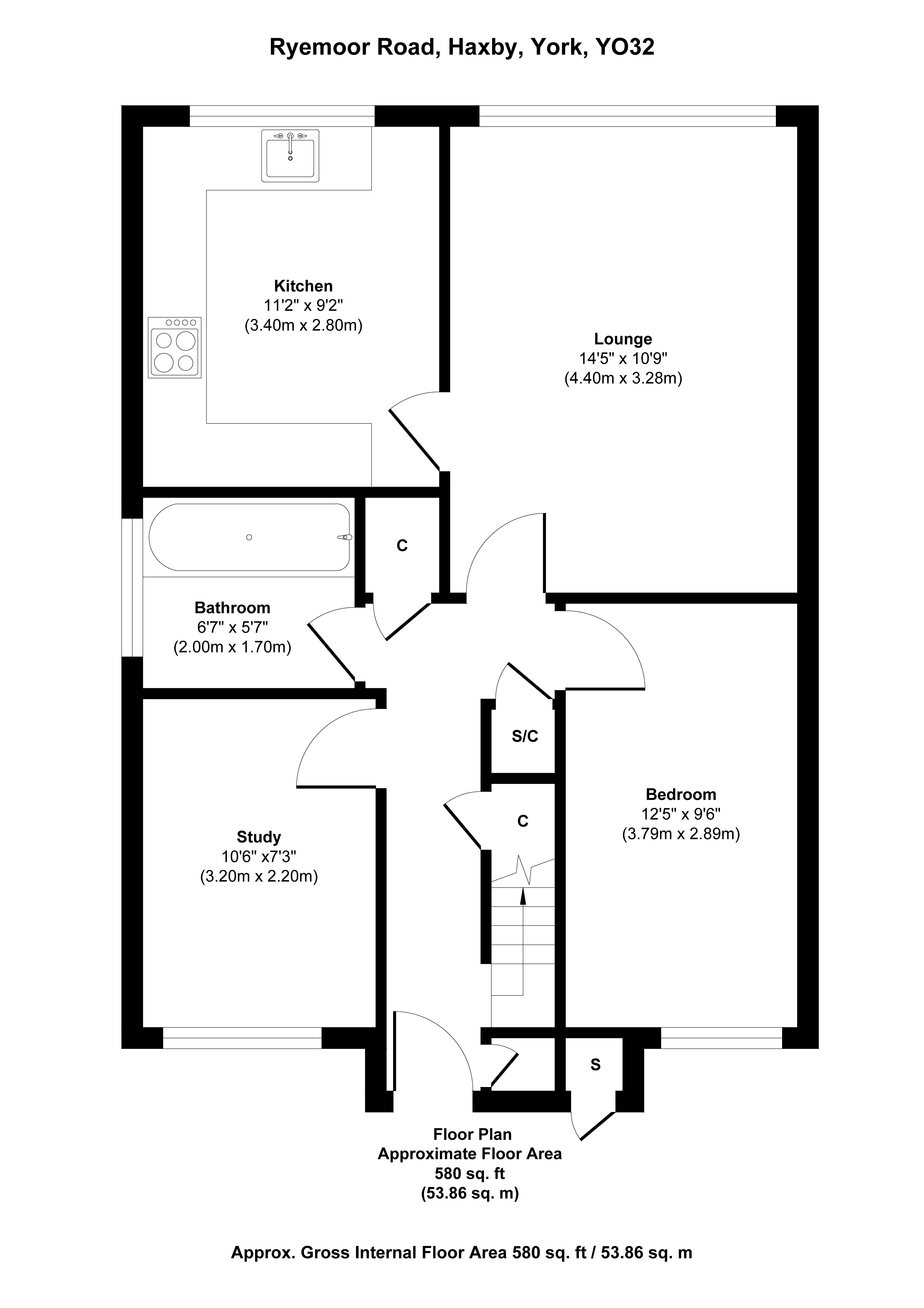 Ryemoor Road, Haxby, York, North Yorkshire YO32, 2 bedroom