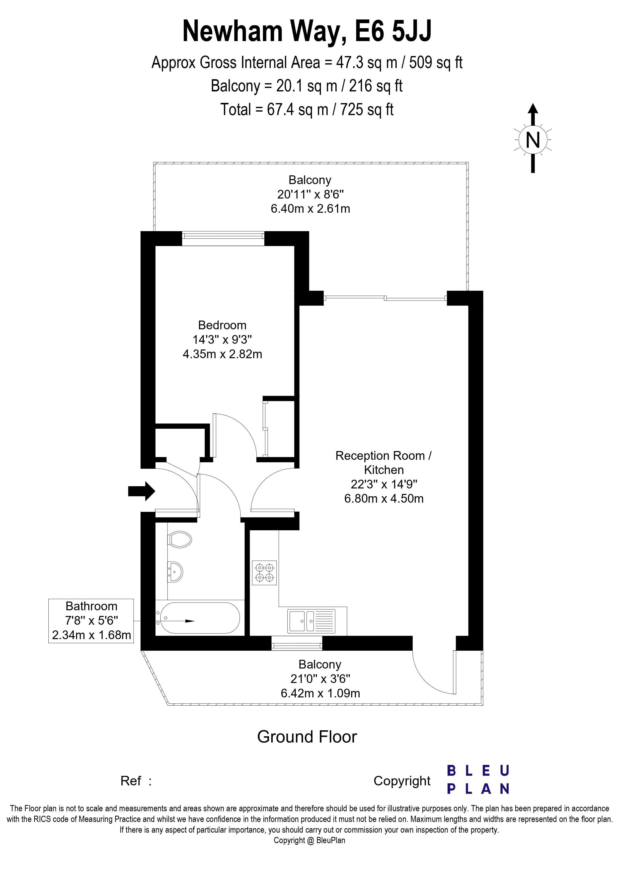 Redbourn Court, Newham Way, London floorplan