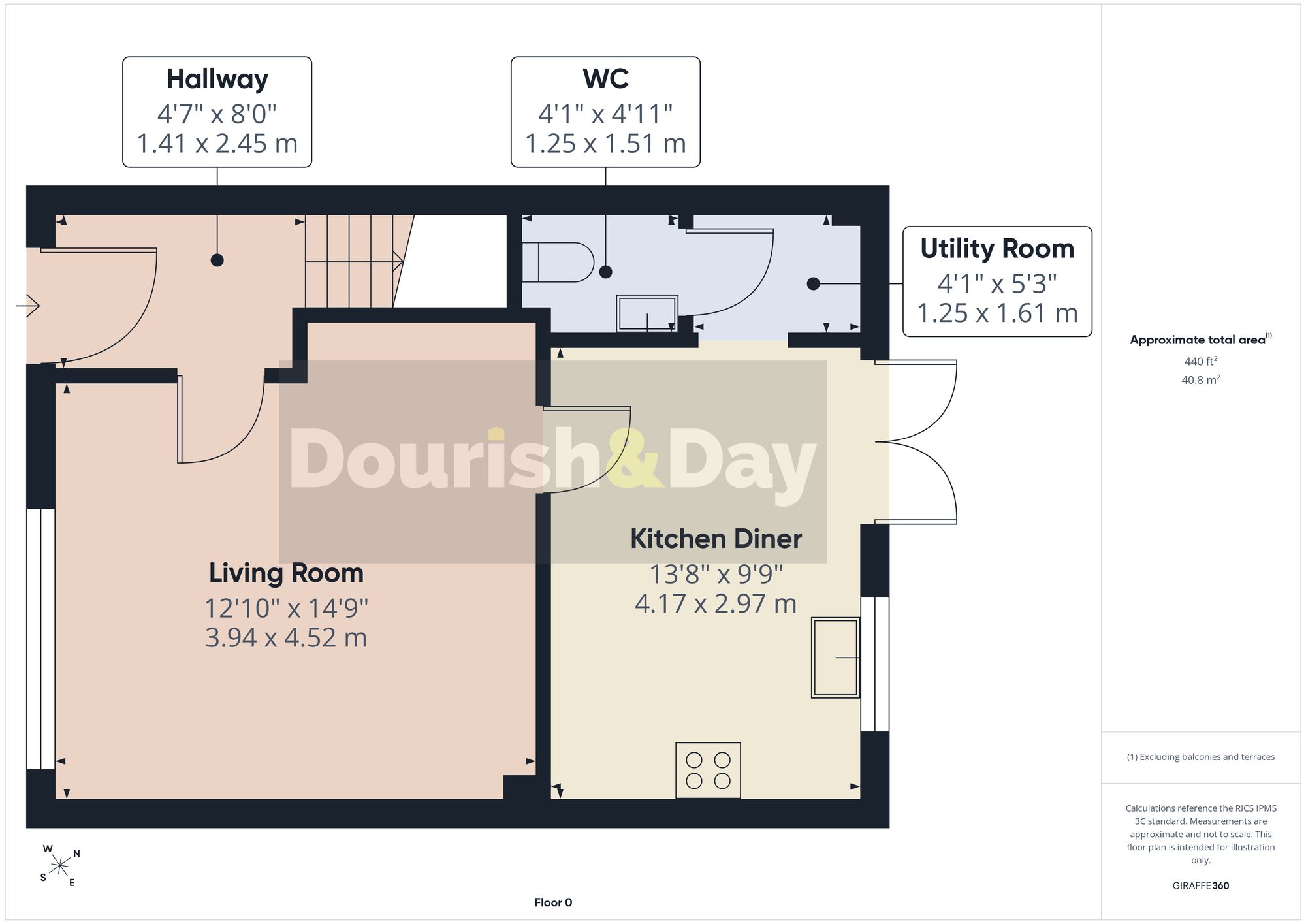 8 Meadowside, Stone floorplan