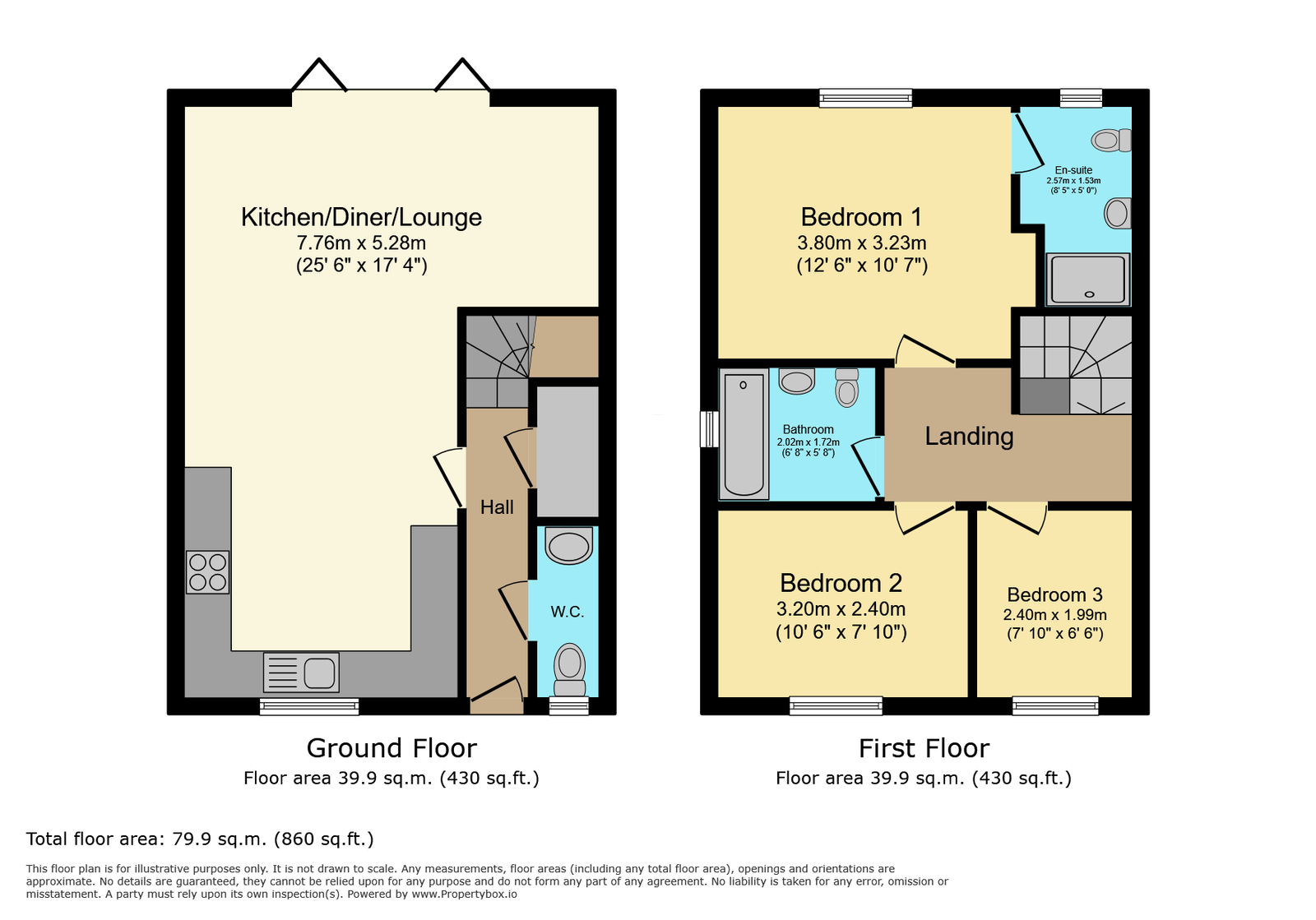 8, Hawk Drive, Doncaster floorplan