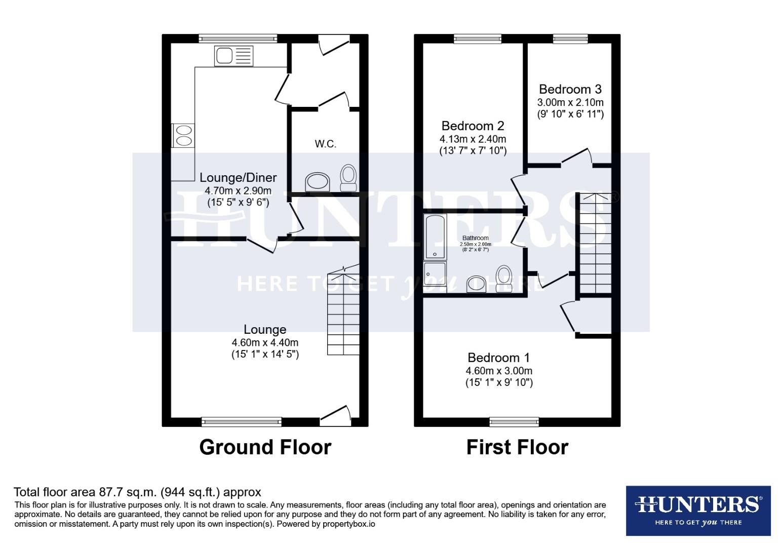 15, Beckside Close, Harrogate floorplan