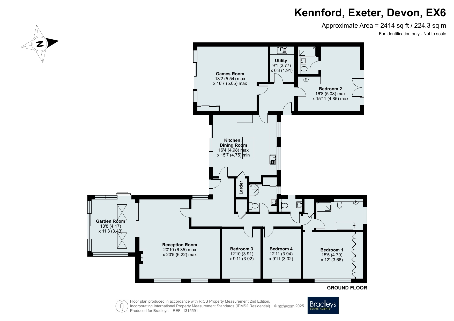 Latham,, Kennford, Devon floorplan