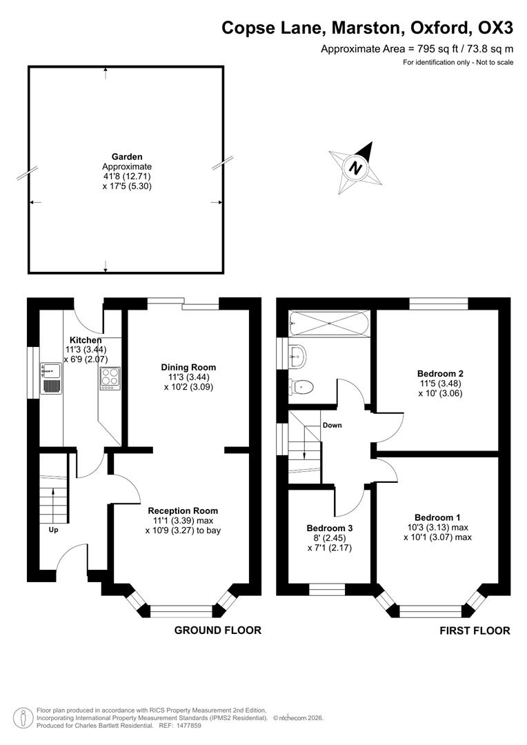 69, Copse Lane, Oxford floorplan
