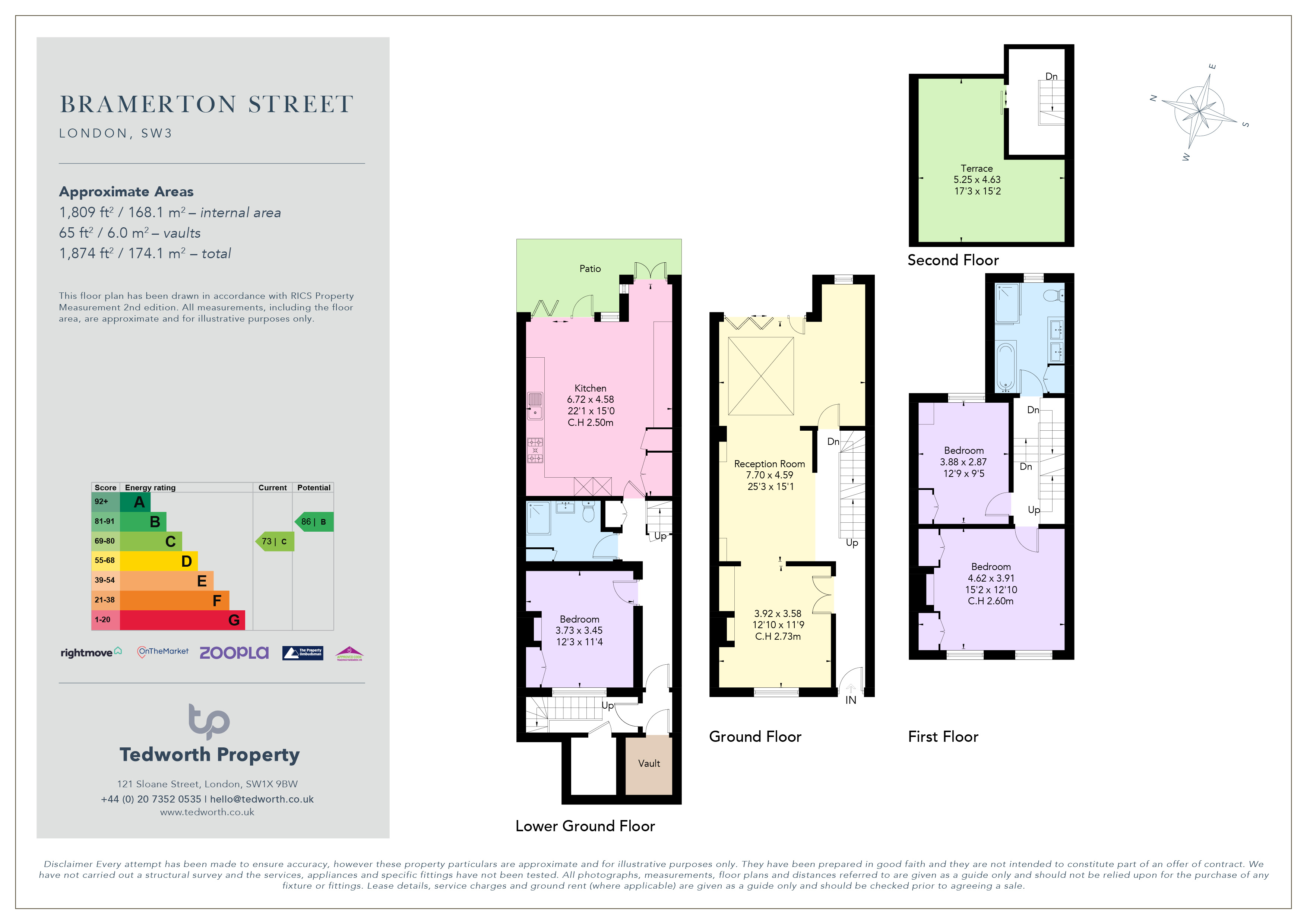25, Bramerton Street, London floorplan