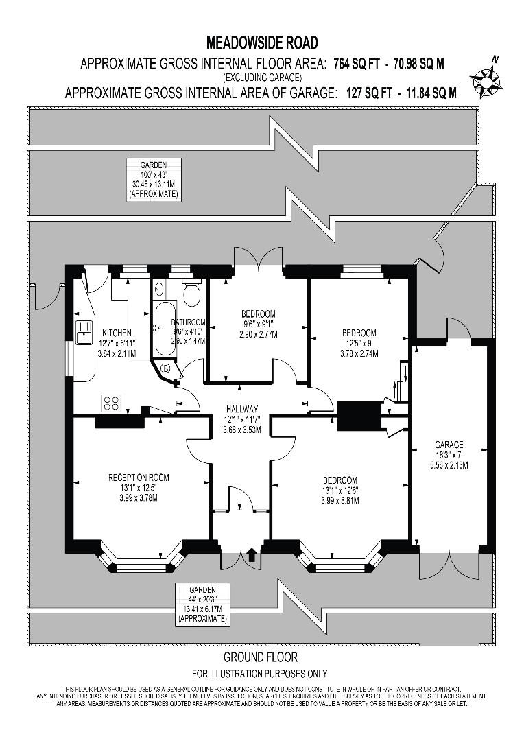 Meadowside Road, Cheam SM2, 3 bedroom detached bungalow for sale