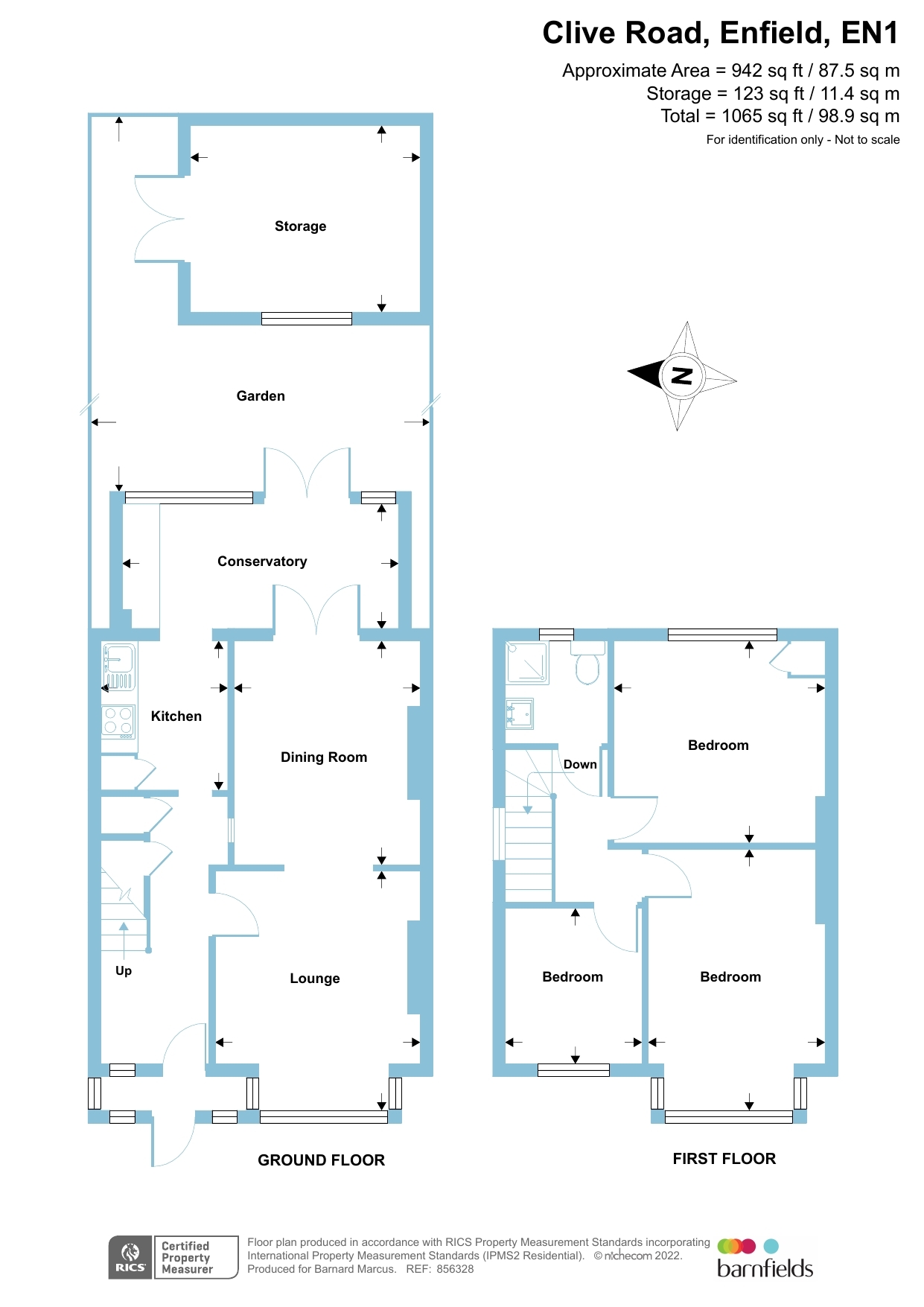 Clive Road, Enfield EN1, 3 bedroom end terrace house for sale