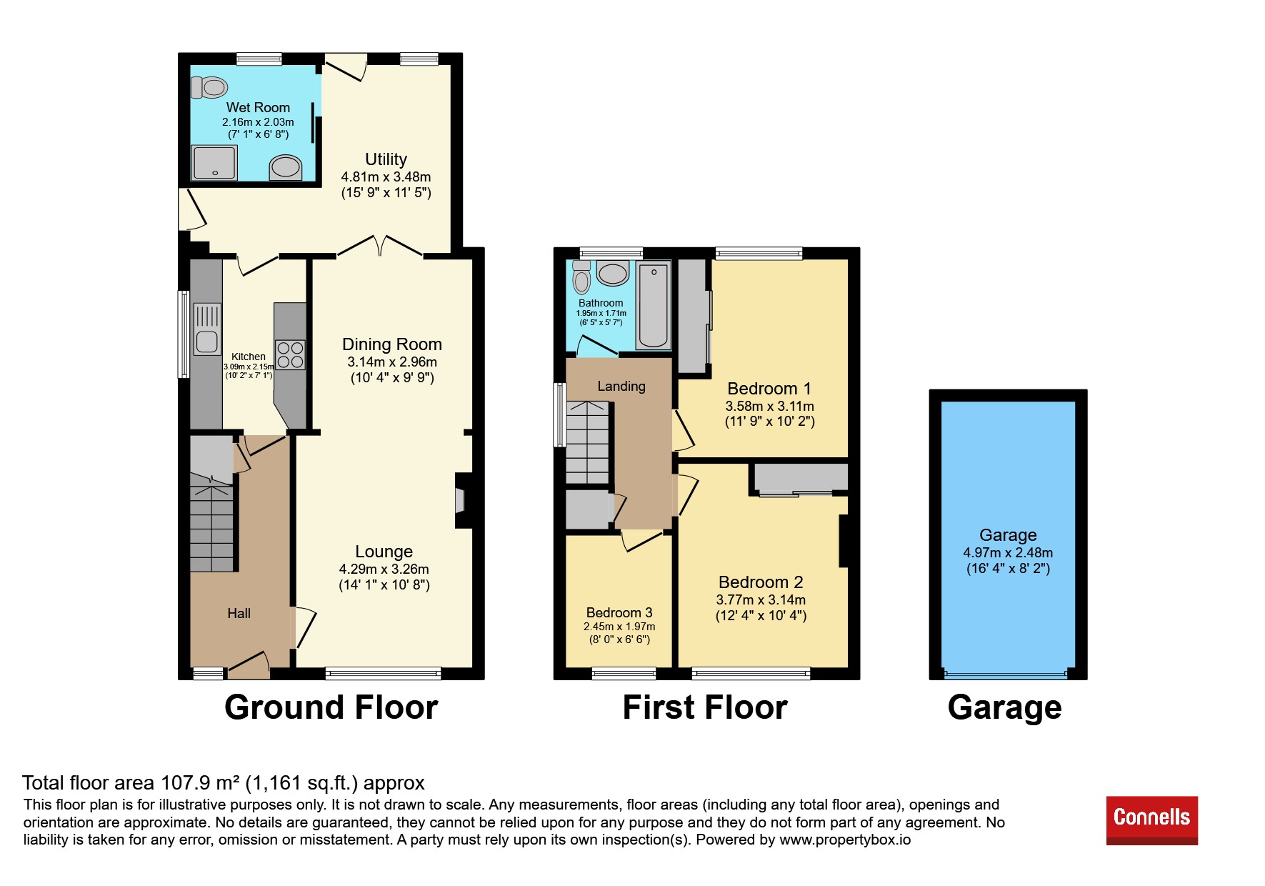12, Rushford Drive, Leicester floorplan