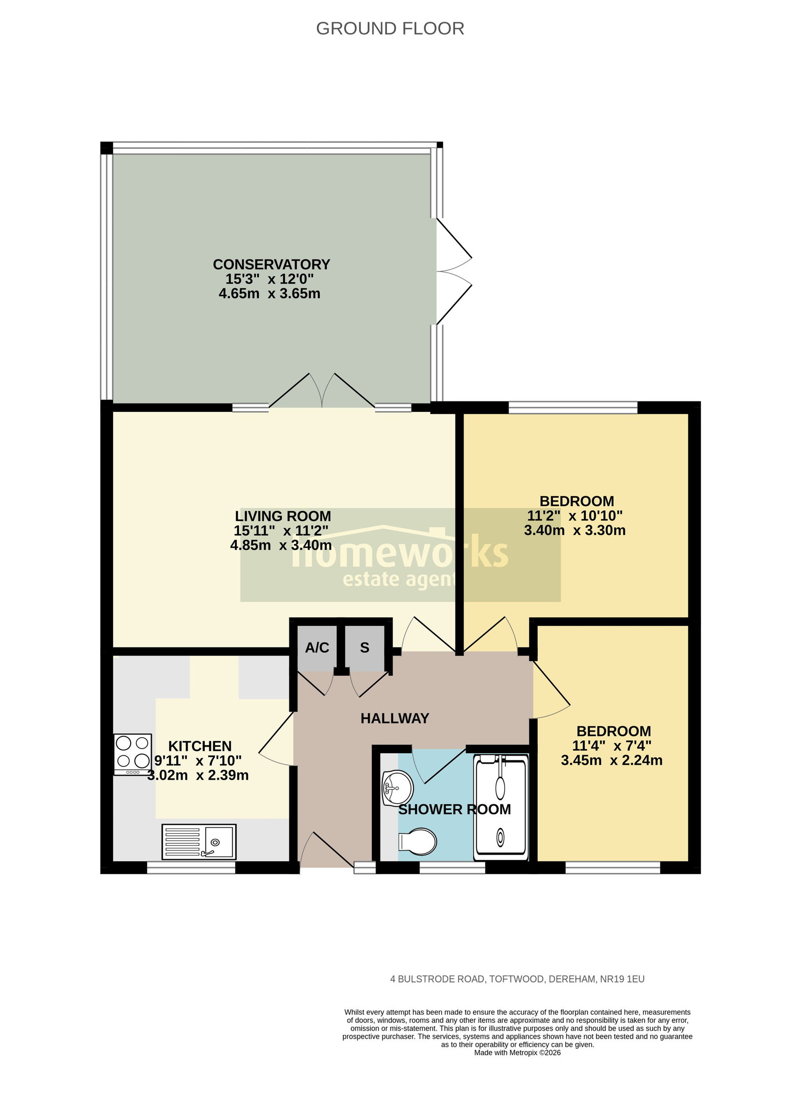 4, Bulstrode Avenue, Dereham floorplan