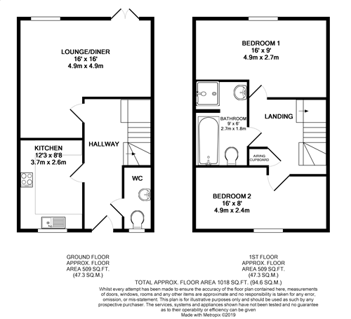 2 Bedrooms Terraced house for sale in Dame Mary Walk, Halstead, Essex CO9