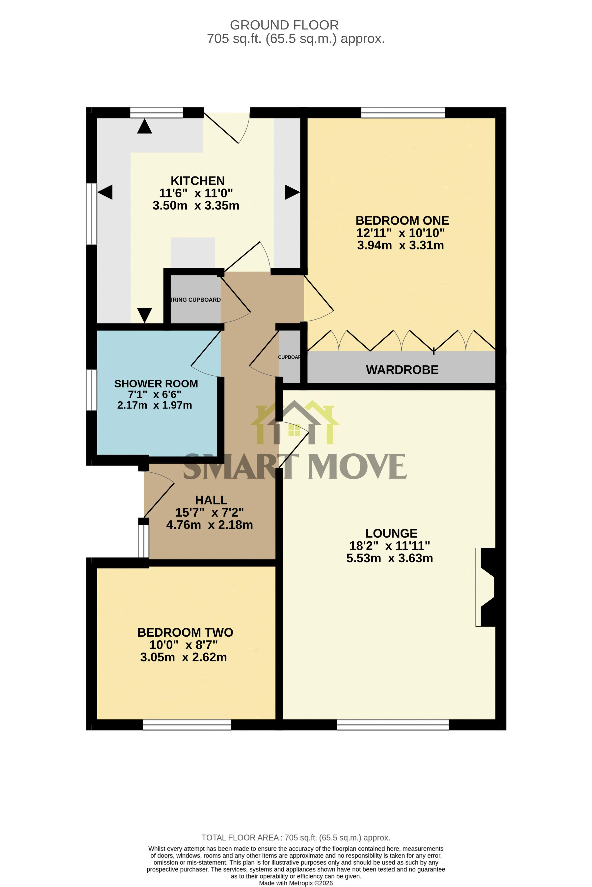 37, Holly Grove, Preston floorplan