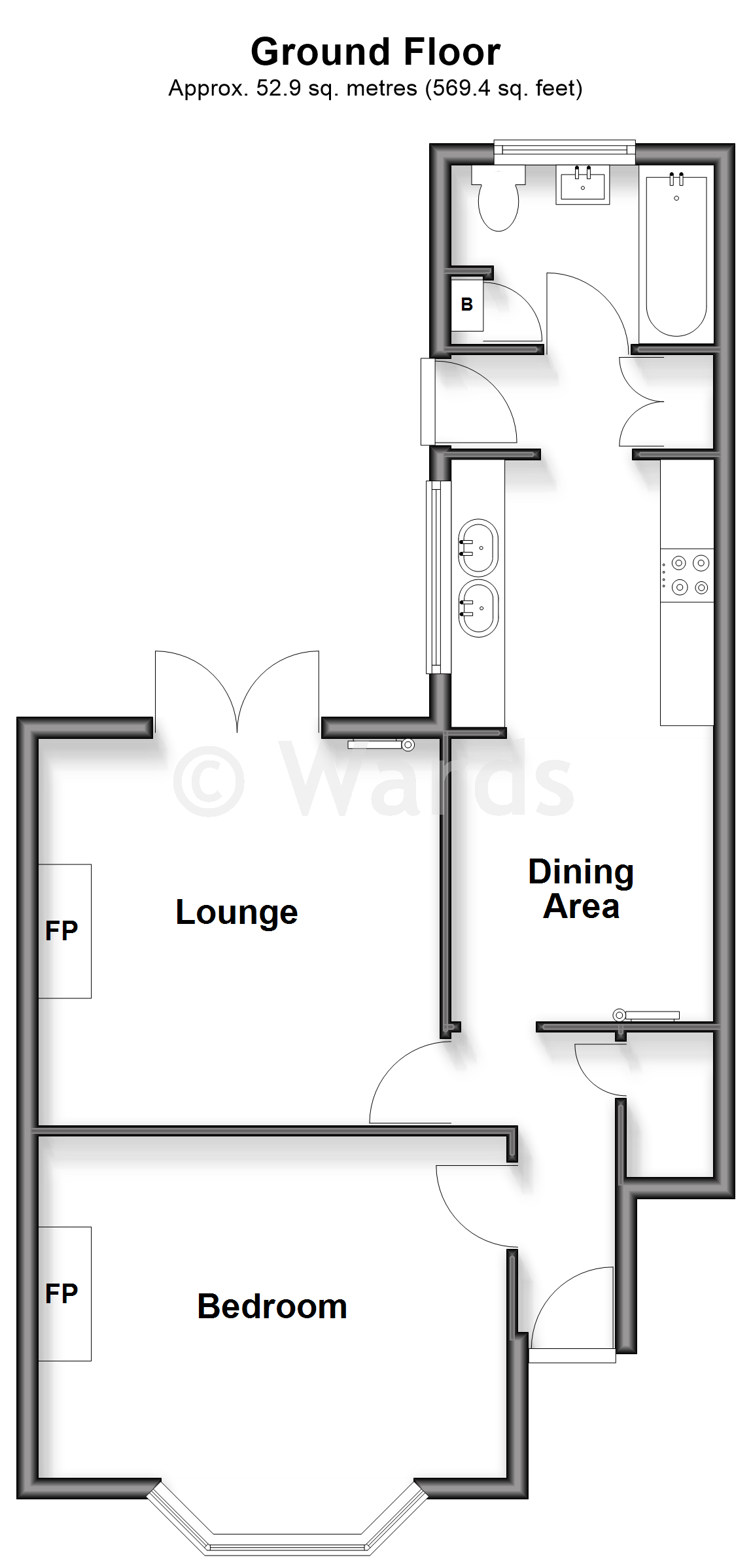 68, Argyle Road, Whitstable floorplan