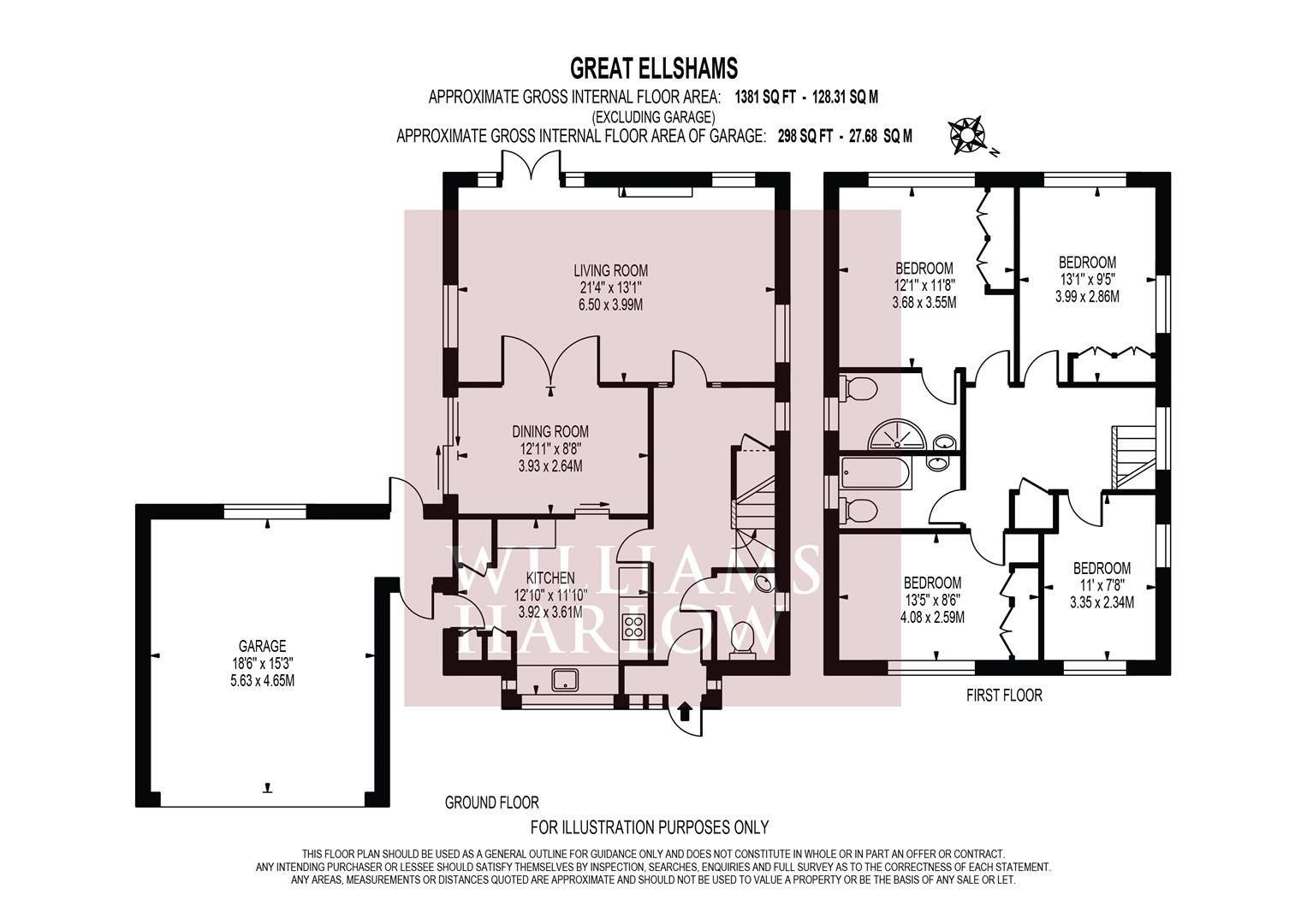 15, Great Ellshams, Banstead floorplan