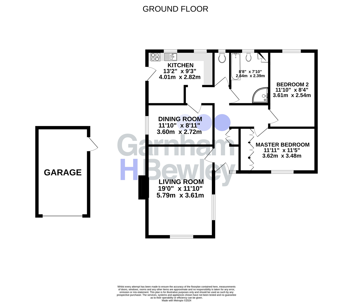 Mill Lane, Felbridge, East Grinstead RH19, 2 bedroom bungalow for sale