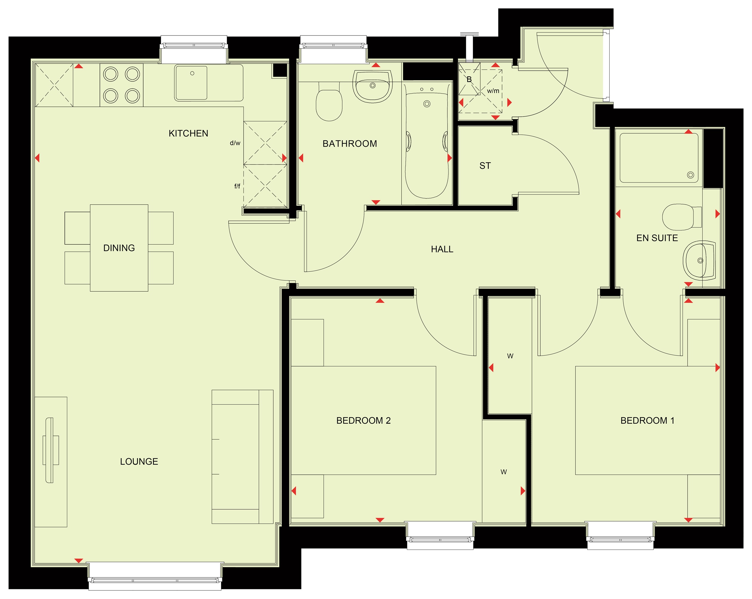 HA002155, New Lane, Huntington, York floorplan
