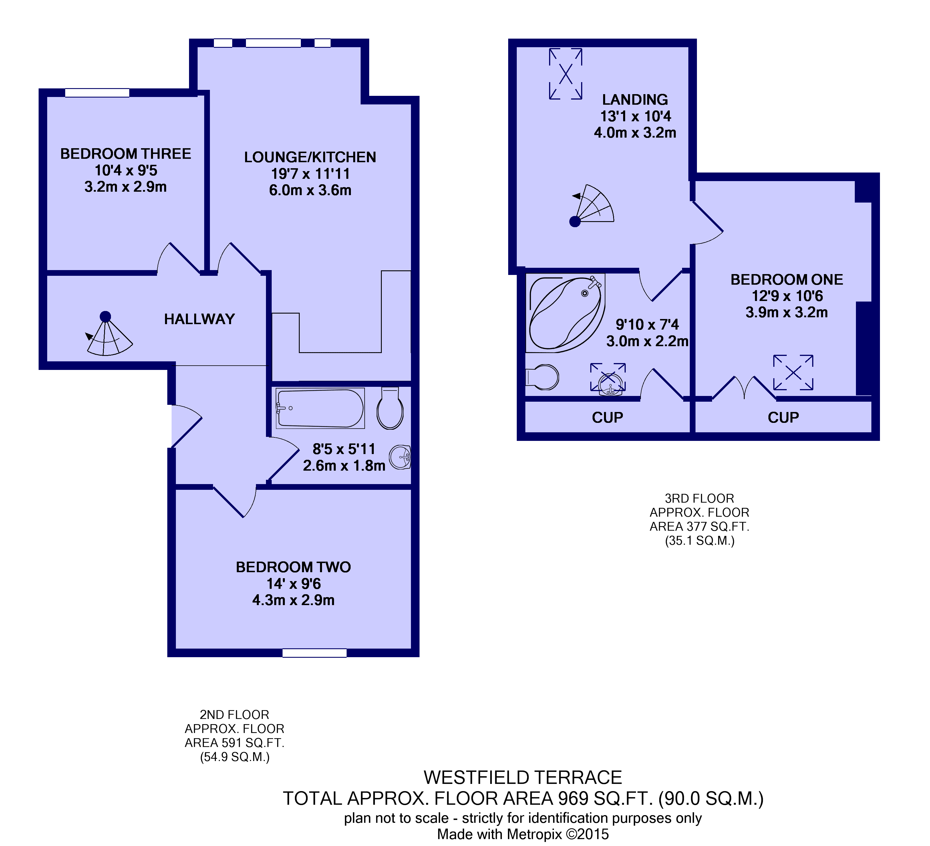 3 Bedrooms Flat to rent in Westfield Terrace, Chapel Allerton, Leeds, West Yorkshire LS7