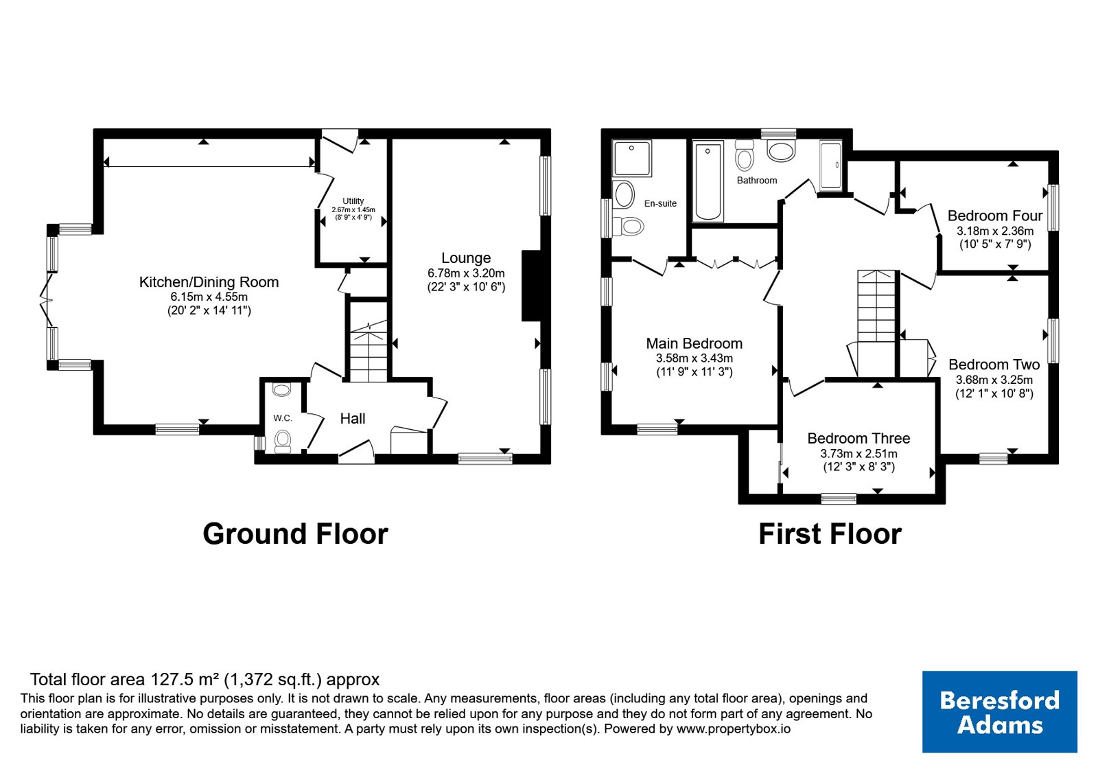 10, Ffordd Yr Wyddfa, Colwyn Bay floorplan
