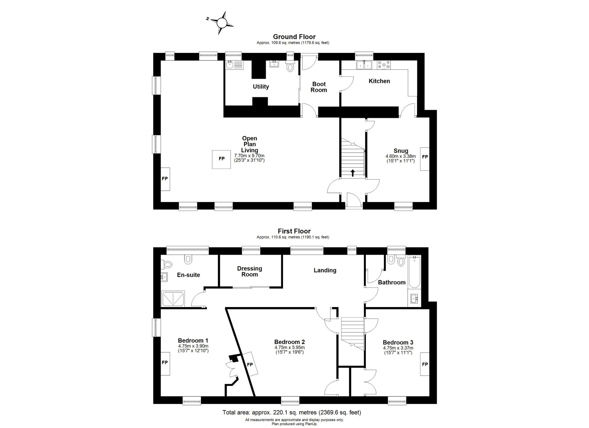 Low Hall Cottage, Harrogate floorplan