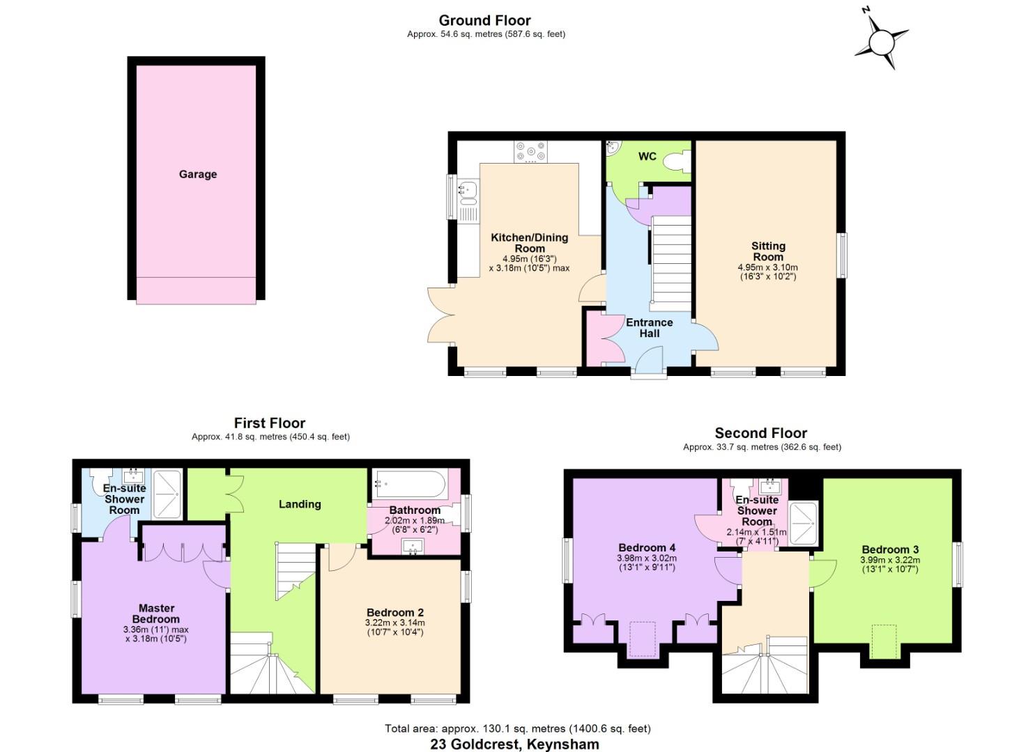 23, Goldcrest Walk, Bristol floorplan